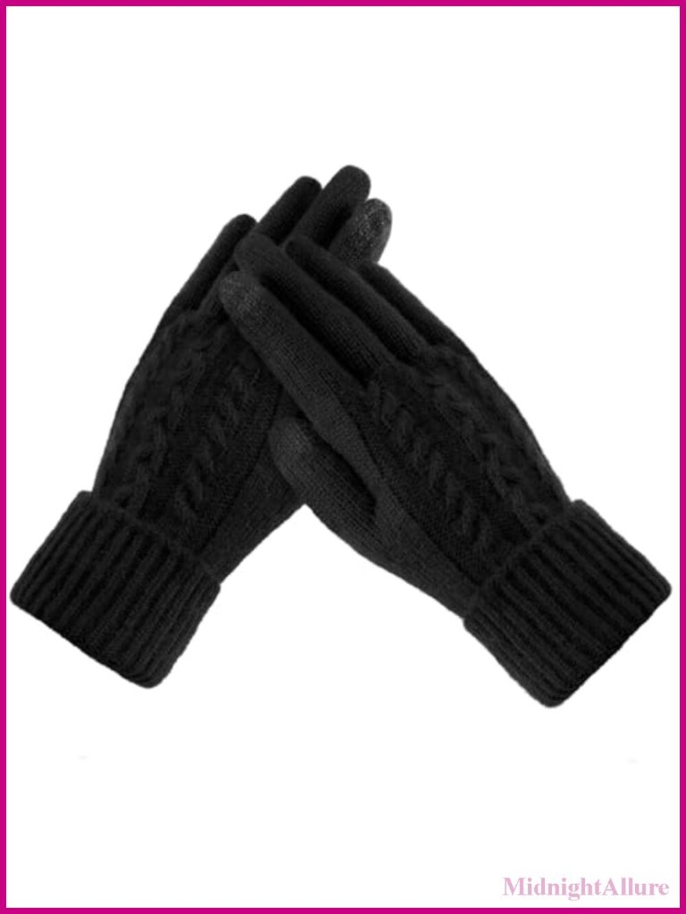 Womens Winter Gloves Thick Fleece Lined Touchscreen Gloves